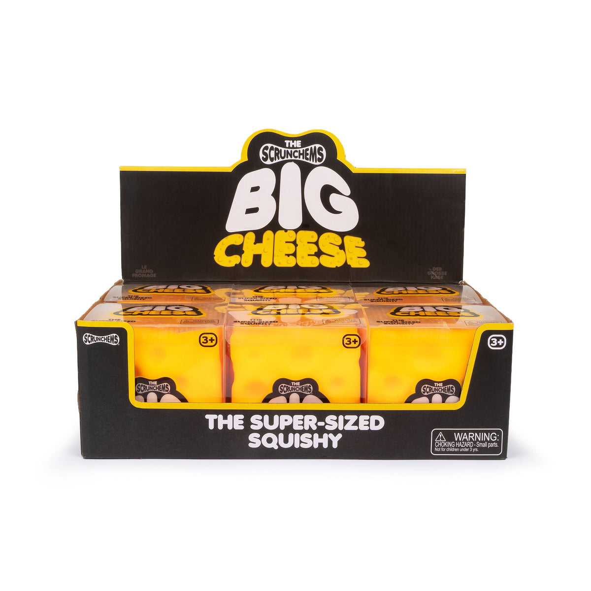 Scrunchems The Big Cheese Groovy Squishy Fidget Toy