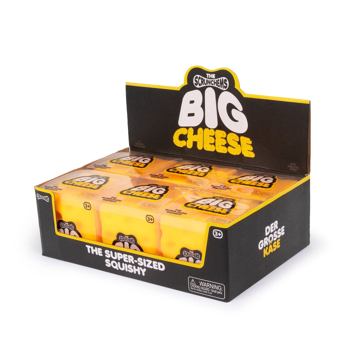 Scrunchems The Big Cheese Groovy Squishy Fidget Toy