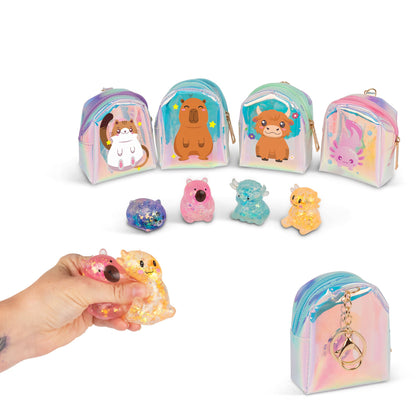 Scrunchems Glitter Backpacks Cute Squishy Fidget Toy