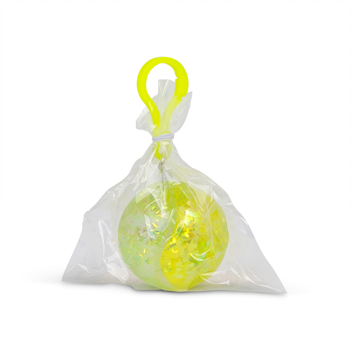 Scrunchems Two-Tone Glitter Ball Keychain Fidget Toy