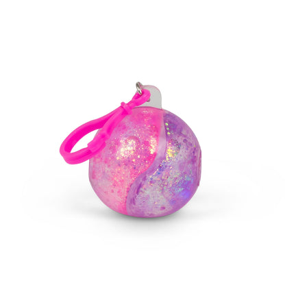 Scrunchems Two-Tone Glitter Ball Keychain Fidget Toy