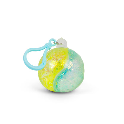 Scrunchems Two-Tone Glitter Ball Keychain Fidget Toy
