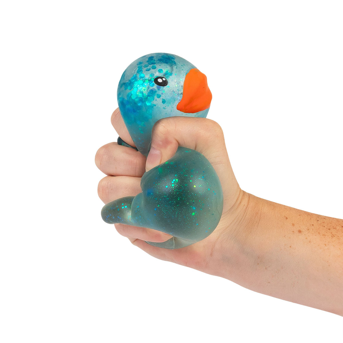 Scrunchems Sugar Duck Glitter Groovy Squishy Fidget Toy