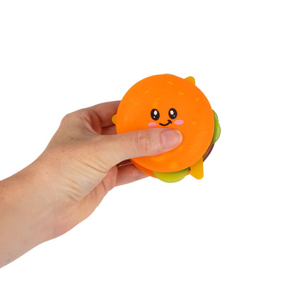 Scrunchems Sugar Stacking Burger Groovy Squishy Fidget Toy