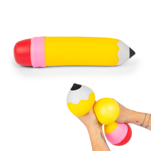 Scrunchems the Big Pencil Jumbo Groovy Squishy Fidget Toy