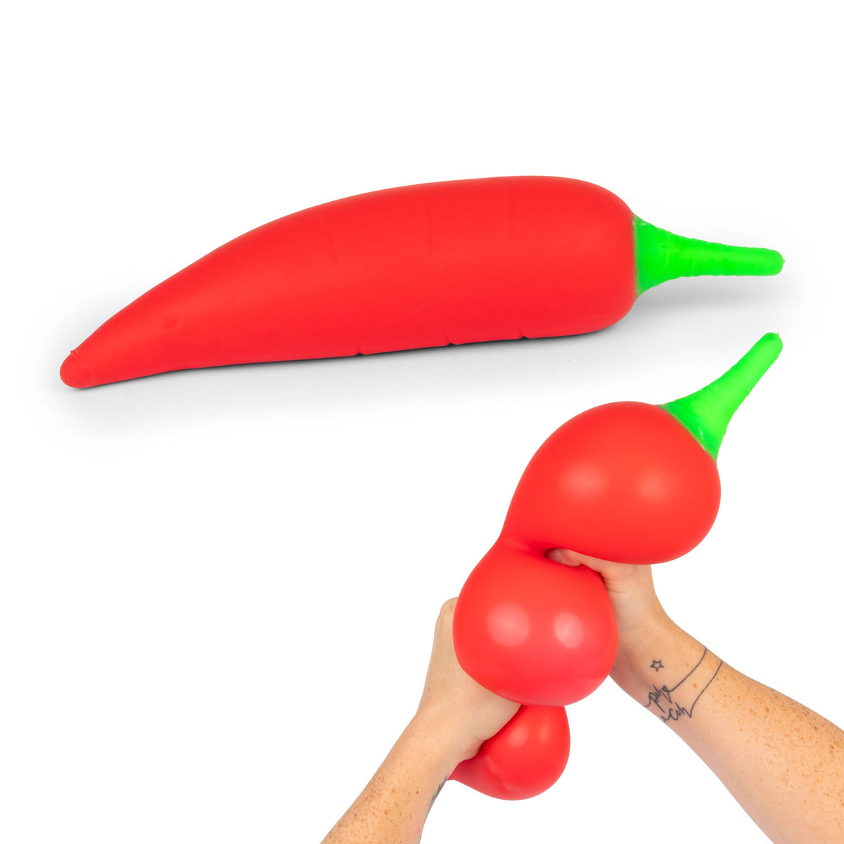 SCRUNCHEMS The Big Chilli Groovy Squishy Fidget Toy