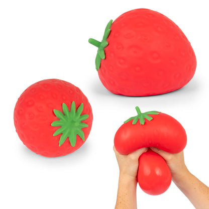 Scrunchems the Big Strawberry Groovy Squishy Fidget Toy