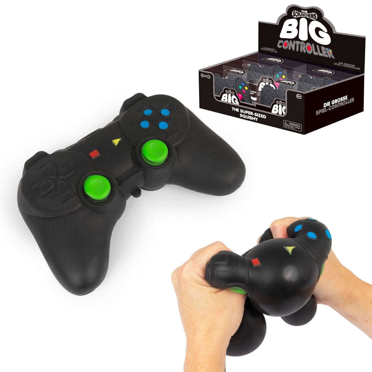 Scrunchems The Big Controller Jumbo Groovy Squishy Fidget Toy