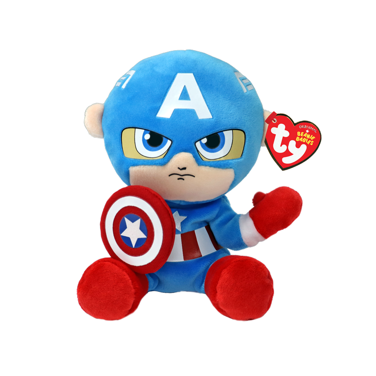 Ty Captain America Marvel Beanie Babies