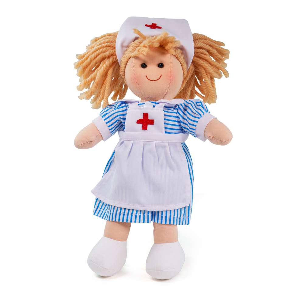 Bigjigs Toys Nurse Nancy Doll Small