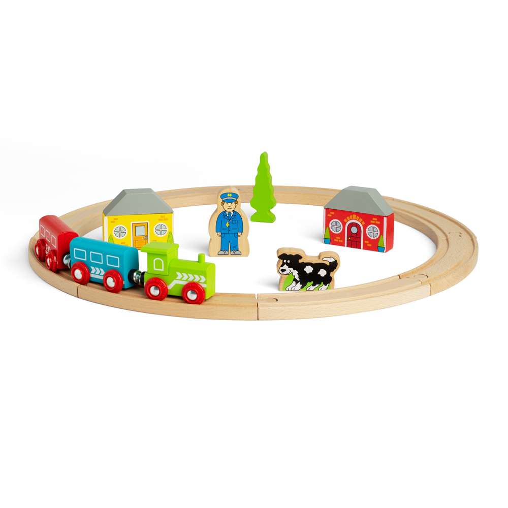 Bigjigs Rail My First Train Set Wooden Railway Toy