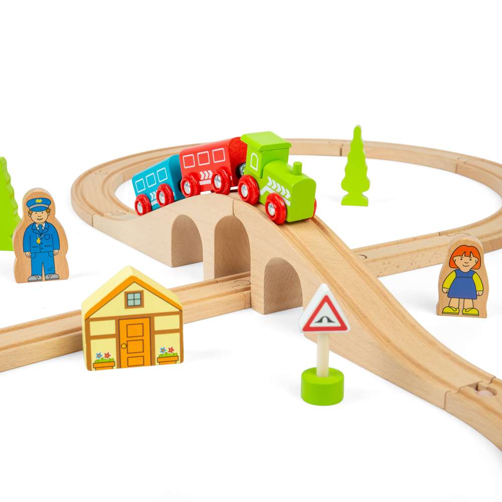 Bigjigs Rail Figure of Eight Wooden Train Set