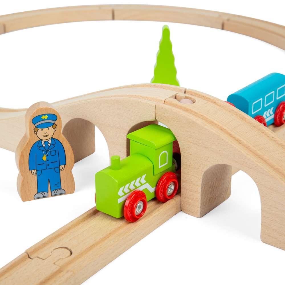 Bigjigs Rail Figure of Eight Wooden Train Set