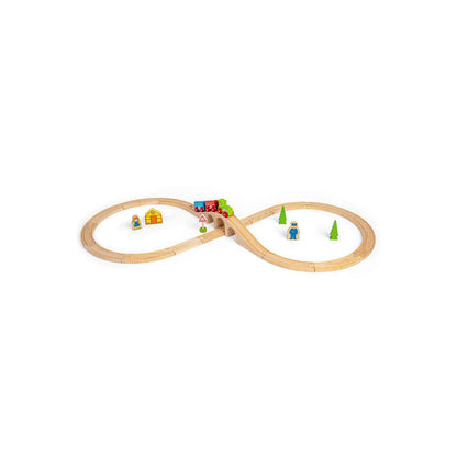 Bigjigs Rail Figure of Eight Wooden Train Set