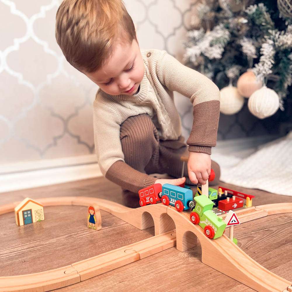 Bigjigs Rail Figure of Eight Wooden Train Set