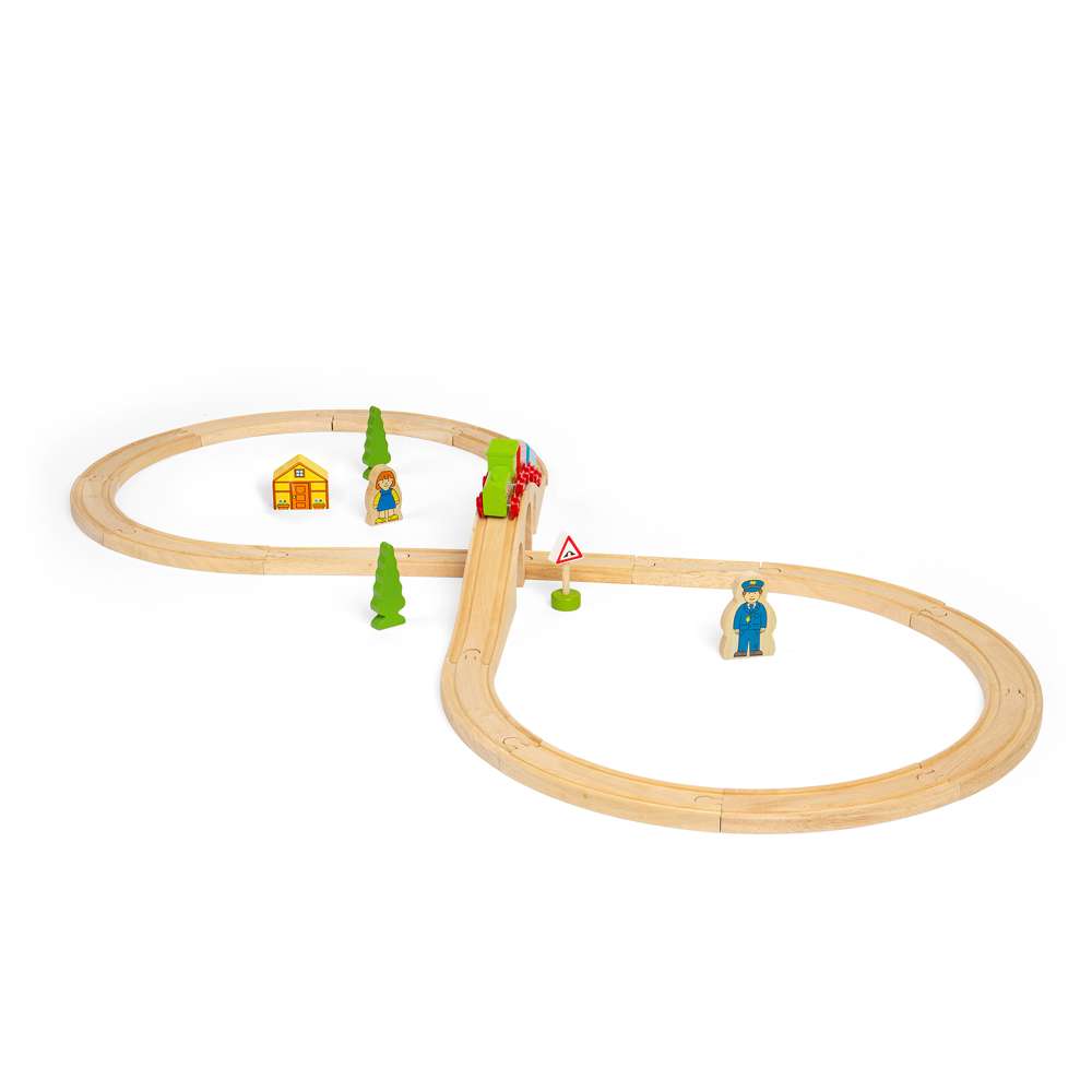 Bigjigs Rail Figure of Eight Wooden Train Set