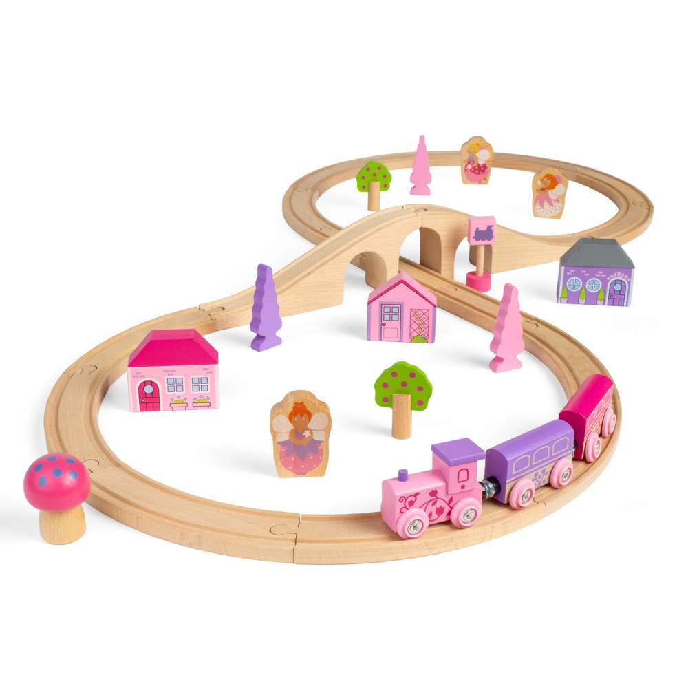 Bigjigs Rail Fairy Figure of Eight Wooden Train Set