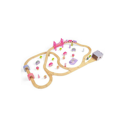 Bigjigs Rail Fairy Town Wooden Train Set