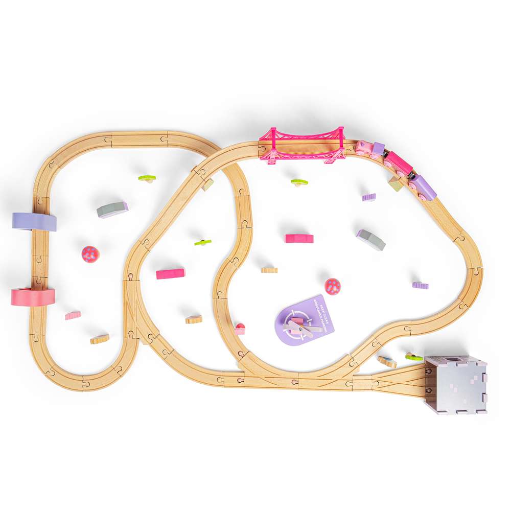 Bigjigs Rail Fairy Town Wooden Train Set