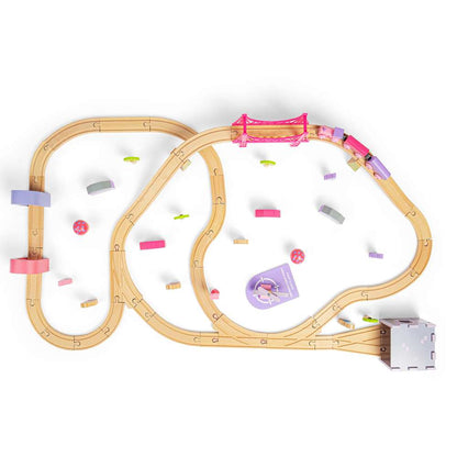 Bigjigs Rail Fairy Town Wooden Train Set
