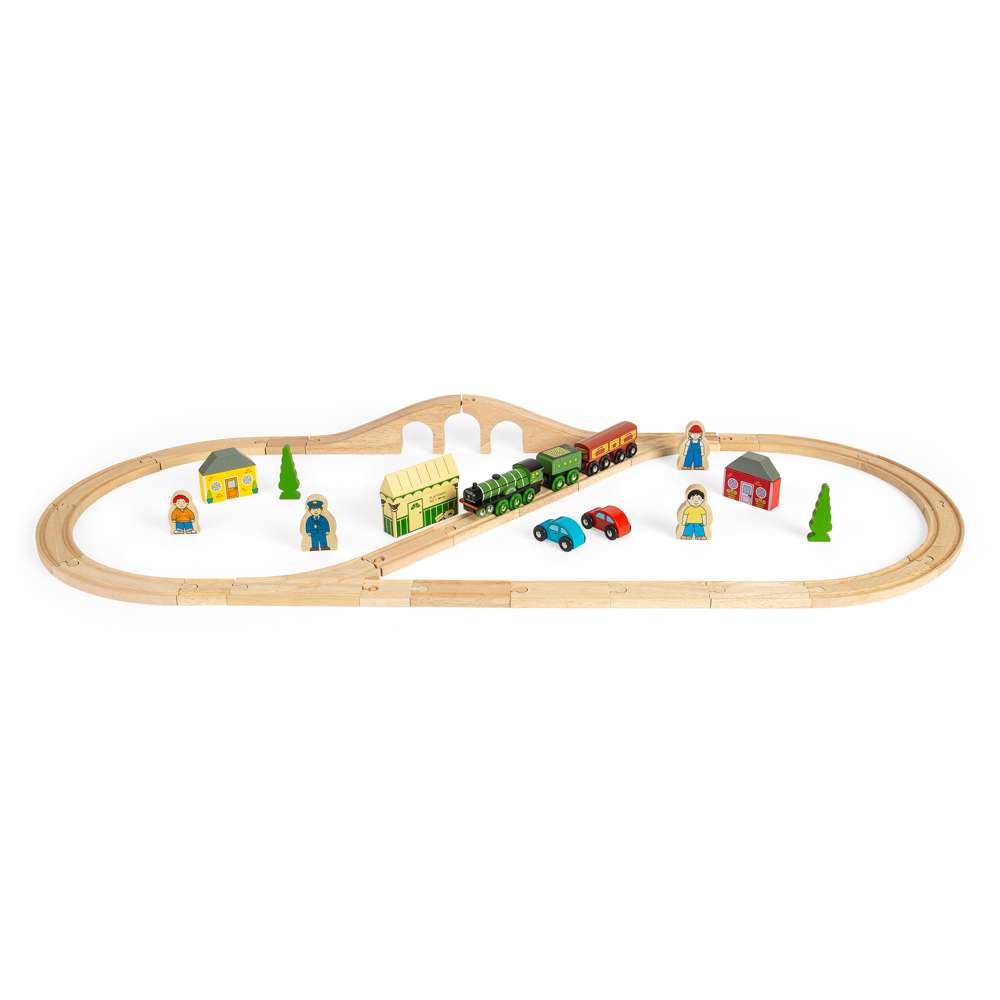 Bigjigs Rail Flying Scotsman Wooden Train Set