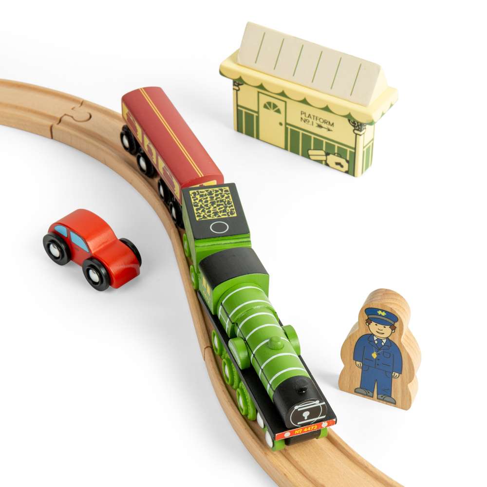Bigjigs Rail Flying Scotsman Wooden Train Set