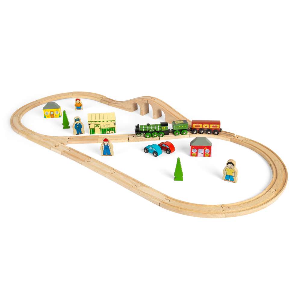 Bigjigs Rail Flying Scotsman Wooden Train Set