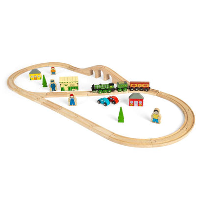 Bigjigs Rail Flying Scotsman Wooden Train Set