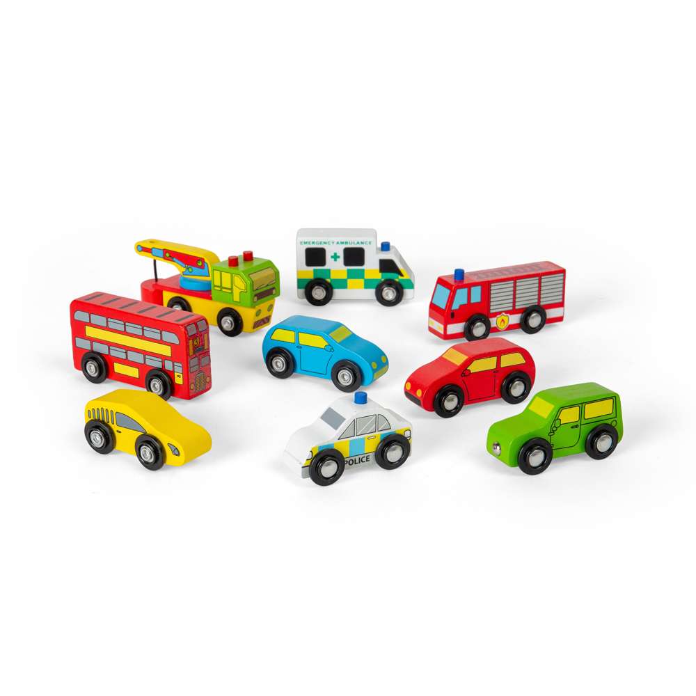 Bigjigs Rail Vehicle Pack Wooden Train Accessory