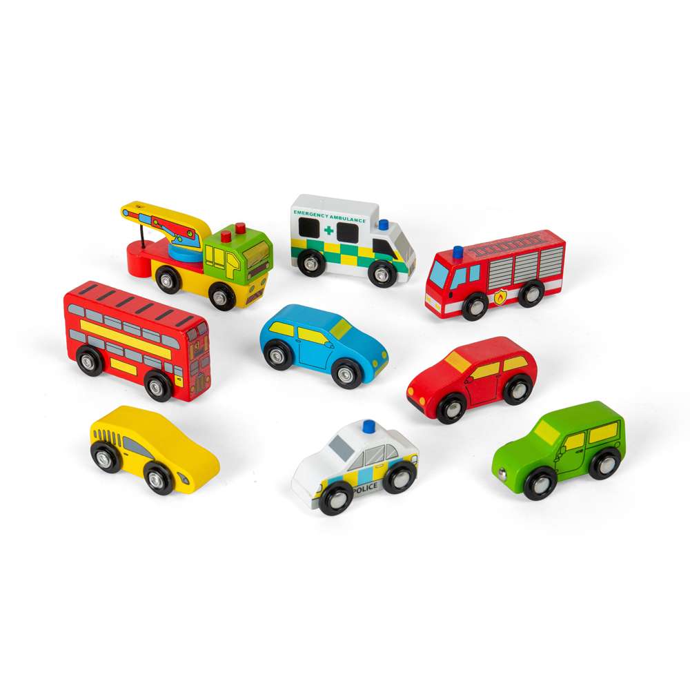 Bigjigs Rail Vehicle Pack Wooden Train Accessory