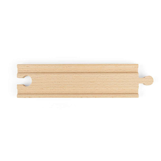 Bigjigs Rail Medium Straights Wooden Train Track Accessory Pack