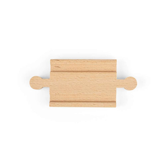 Bigjigs Rail Mini Track Male/Male Wooden Railway 12 Pack