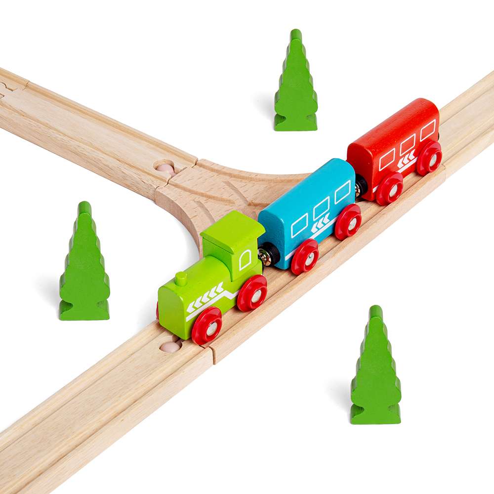 Bigjigs Rail T-Junction Wooden Train Accessory