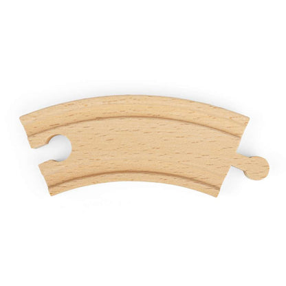 Bigjigs Rail Short Curves Wooden Train Accessory