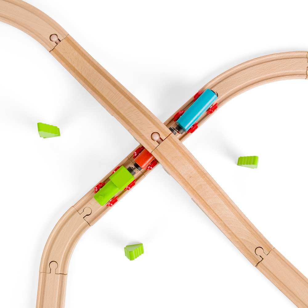 Bigjigs Rail Three Arch Bridge Wooden Train Accessory