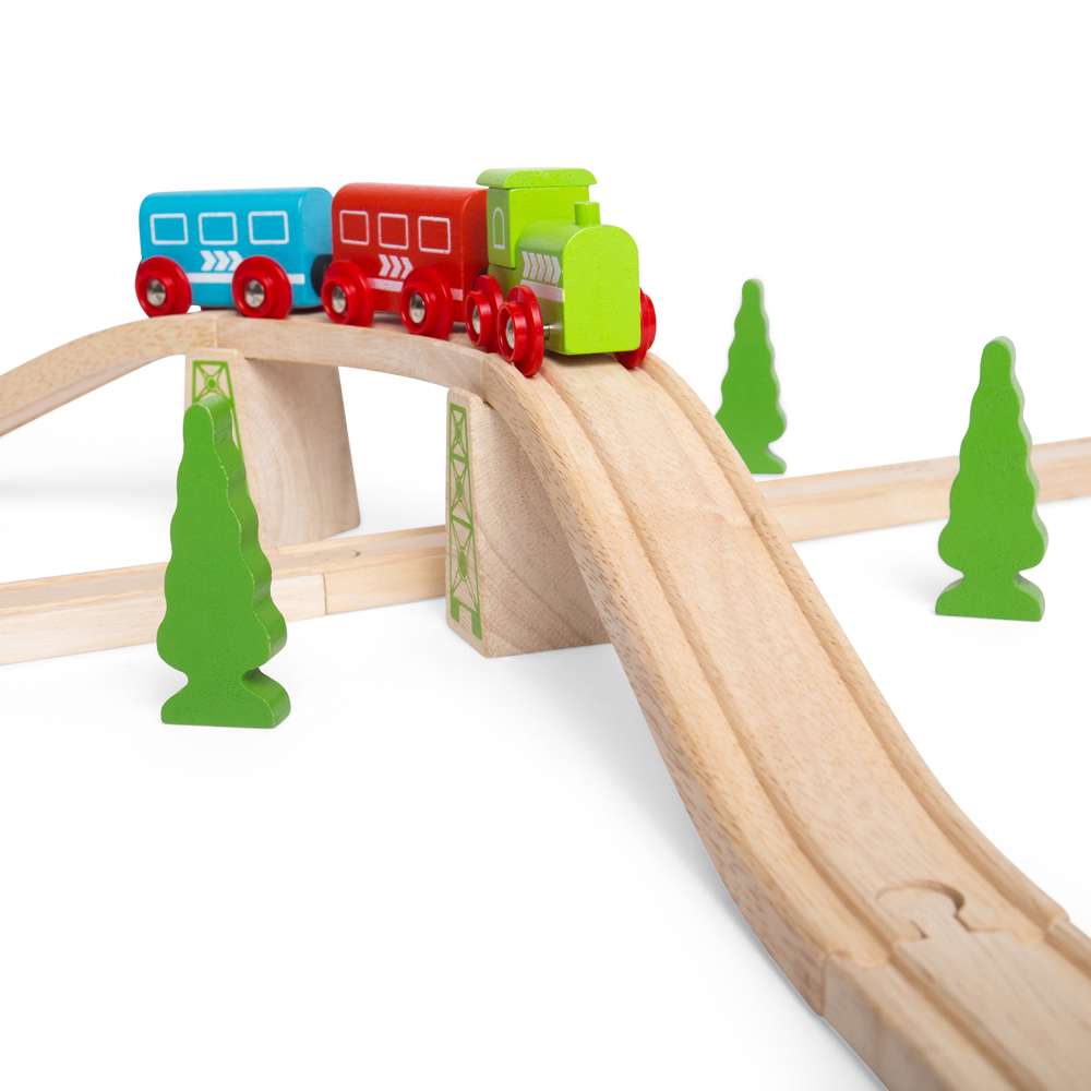 Bigjigs Rail Ascender Descender Wooden Train Accessory