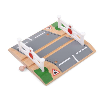 Bigjigs Rail Level Crossing Wooden Train Accessory