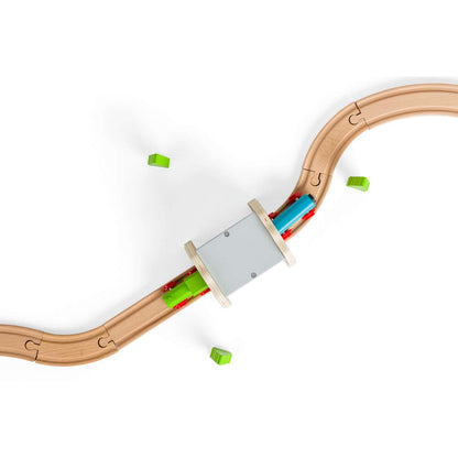 Bigjigs Rail Grey Stone Tunnel Wooden Train Accessory