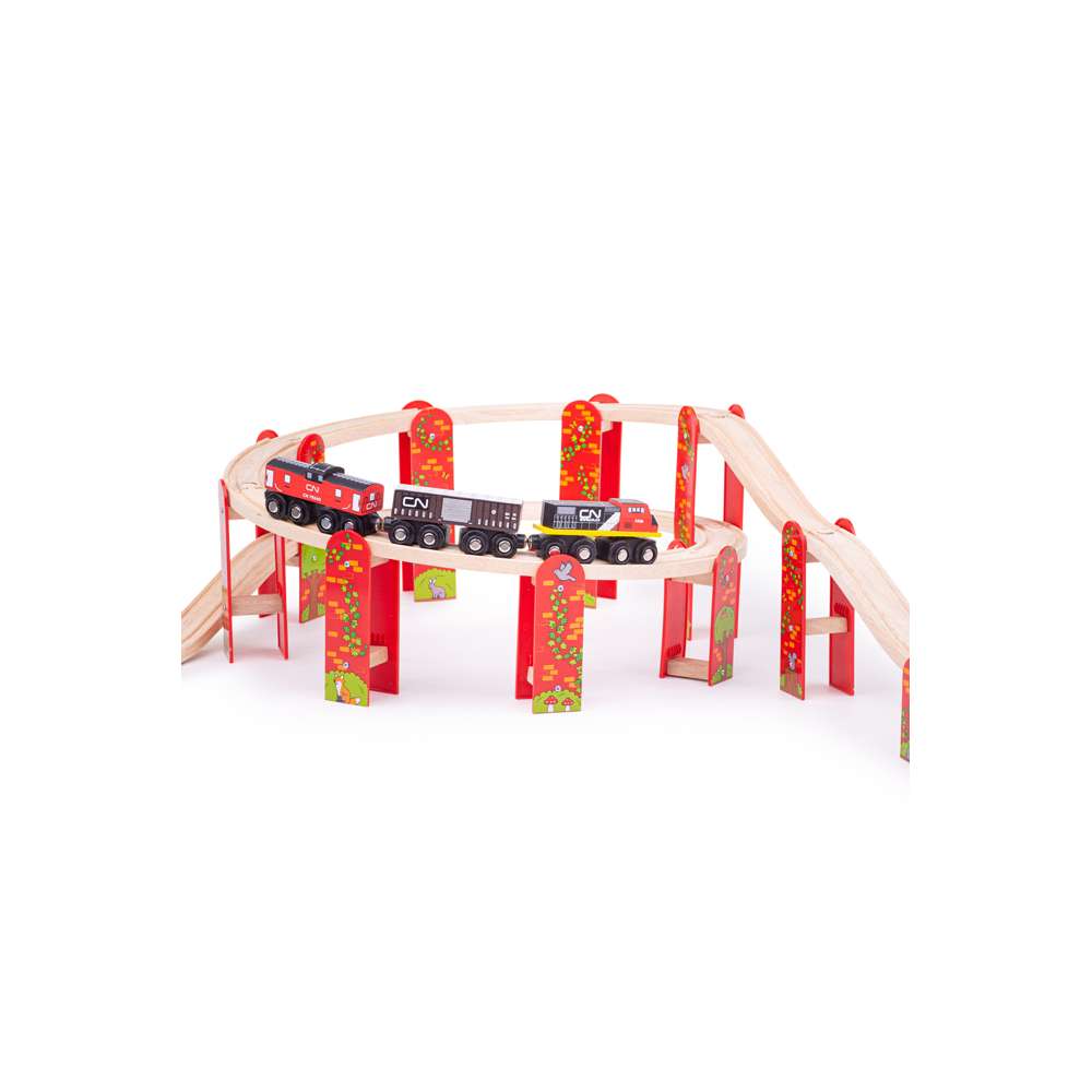 Bigjigs Rail High Level Track Wooden Train Accessory