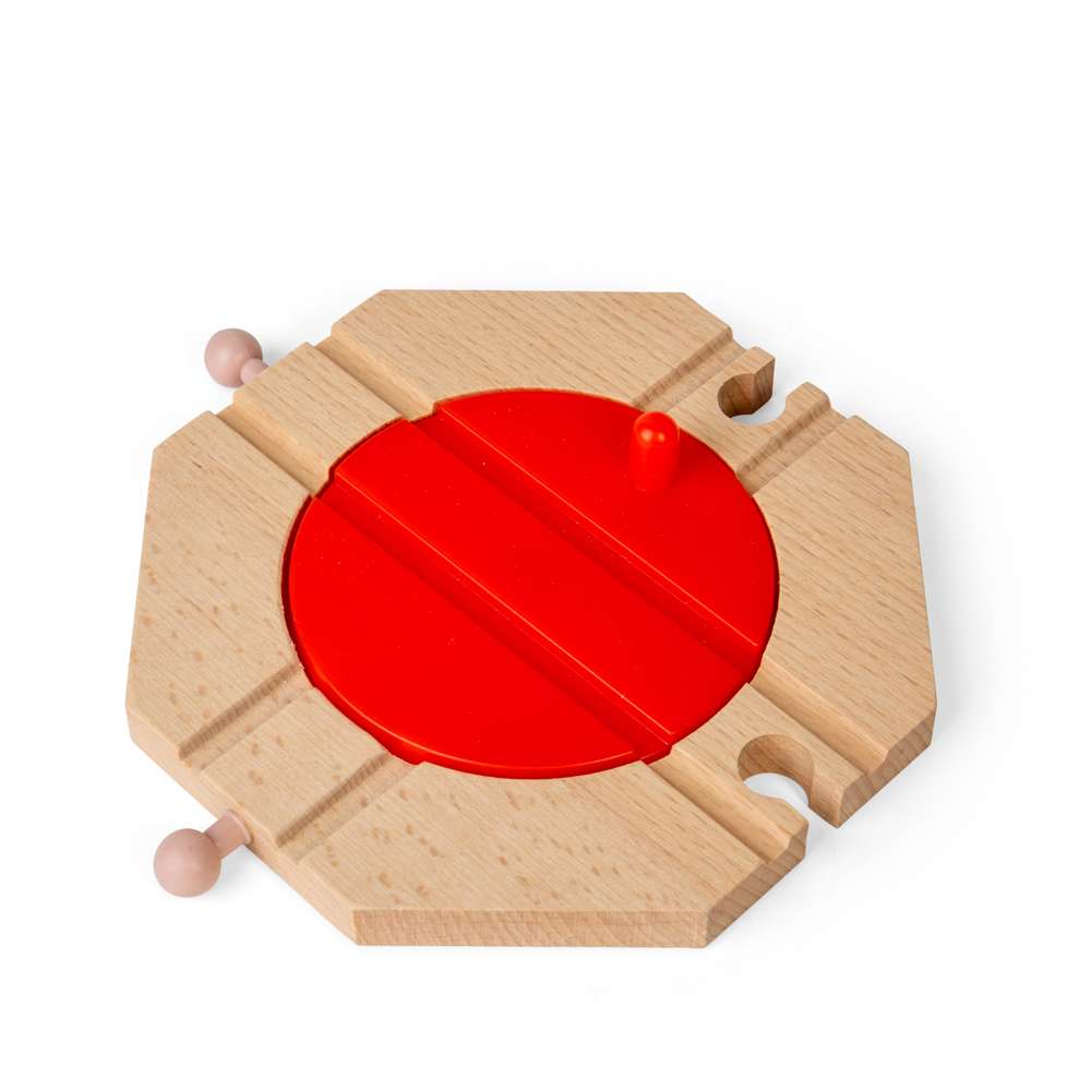 Bigjigs Rail 4 Way Turntable Wooden Train Track Accessory