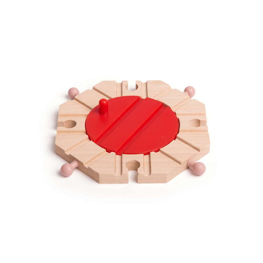 Bigjigs Rail 8 Way Turntable Wooden Train Accessory