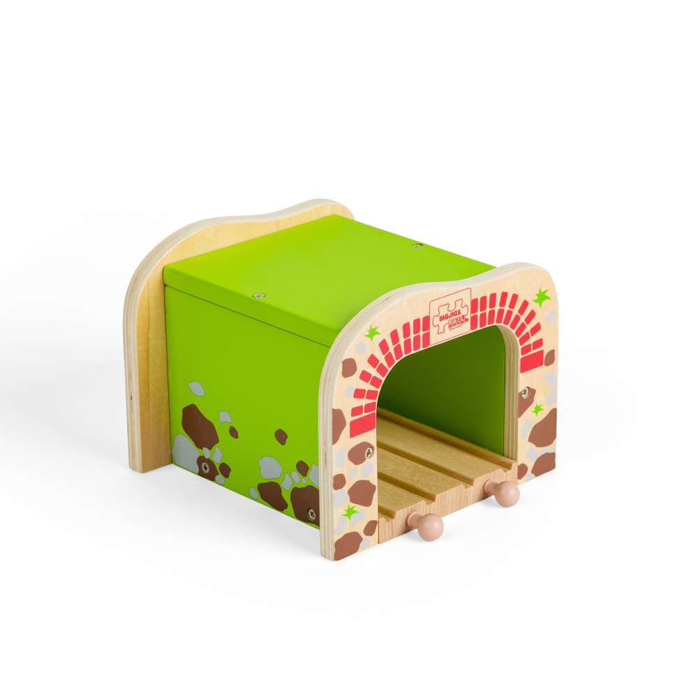 Bigjigs Rail Double Tunnel Wooden Train Accessory