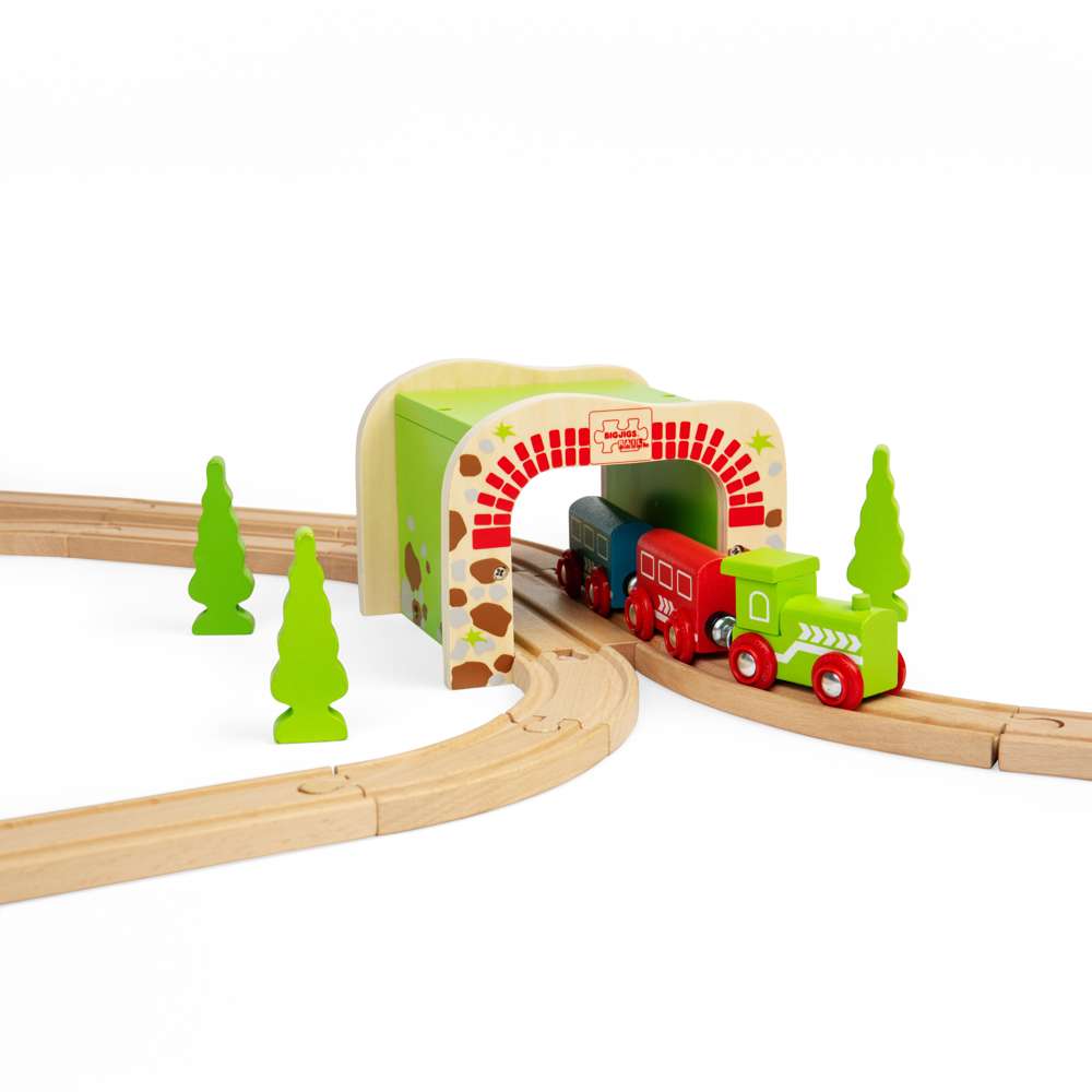 Bigjigs Rail Double Tunnel Wooden Train Accessory