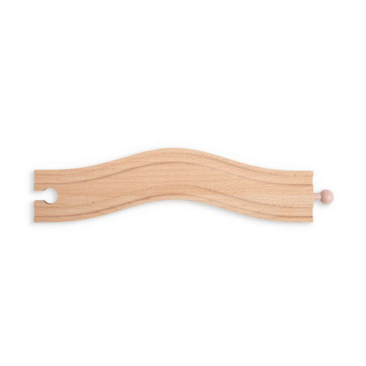 Bigjigs Rail Wavy Track Wooden Train Accessory