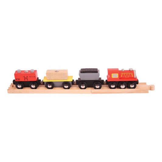 Bigjigs Rail Freight Train Wooden Train Accessory