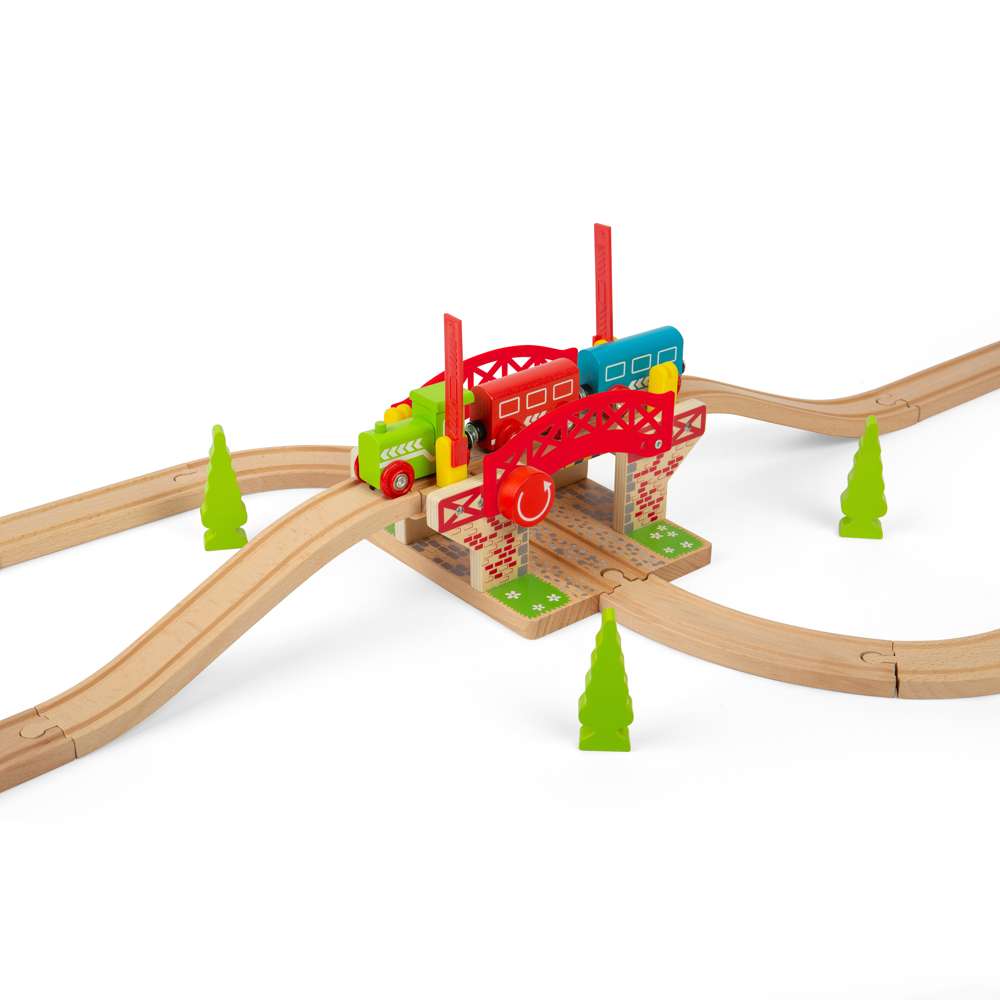 Bigjigs Rail Lifting Bridge Wooden Train Accessory