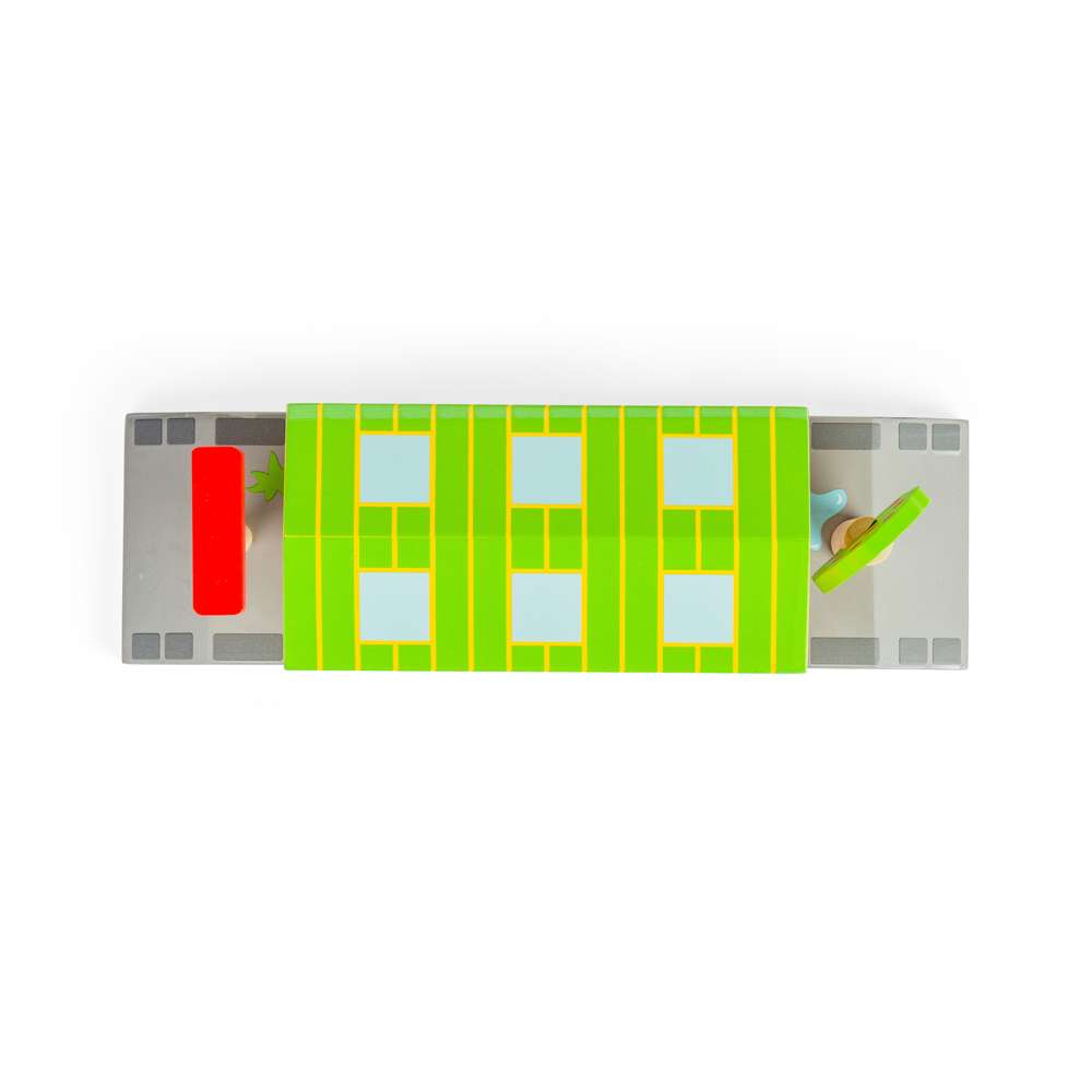 Bigjigs Rail Village Station Wooden Train Accessory