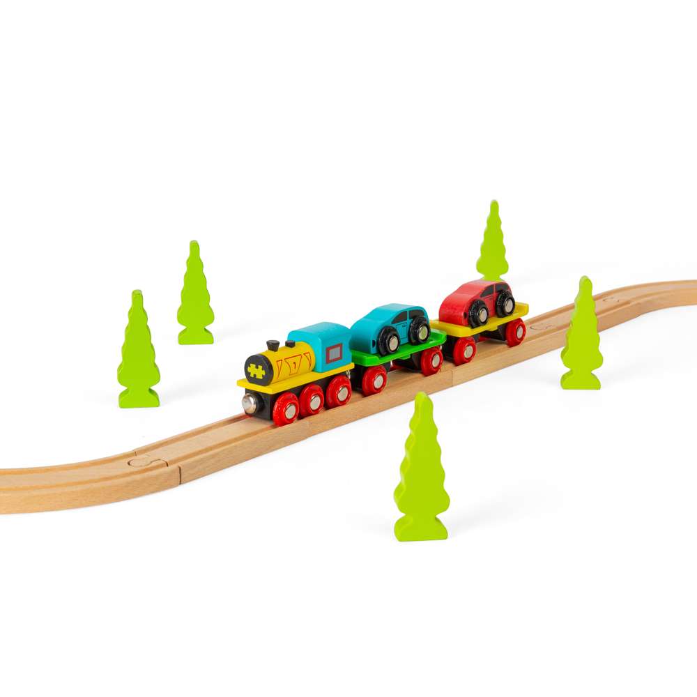 Bigjigs Rail Car Loader Wooden Train Accessory