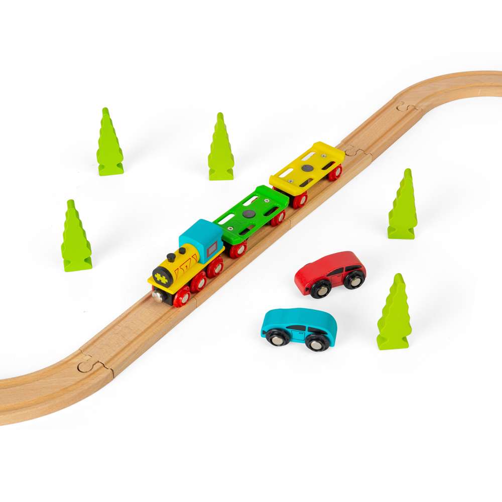 Bigjigs Rail Car Loader Wooden Train Accessory