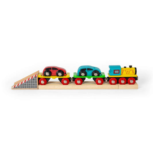 Bigjigs Rail Car Loader Wooden Train Accessory